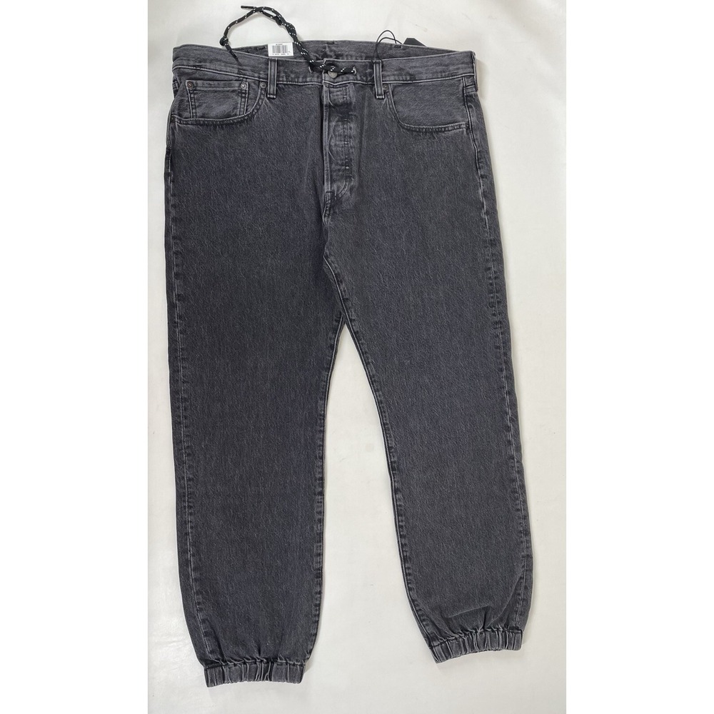 Levi's 501 Stretch Joggers Premium Denim Jeans Pants Dark Men's Size 38 x 32 NWT